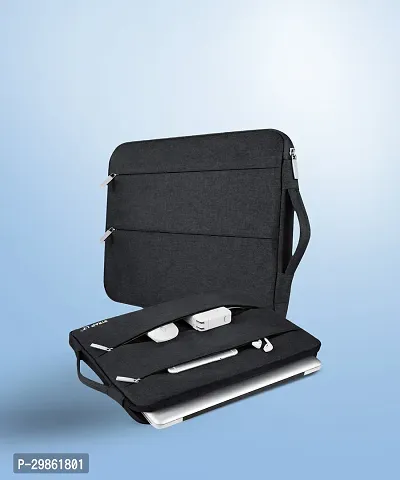 Corfortable Black Nylon Laptop Sleeve Handbag