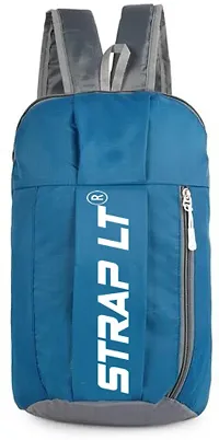 Stylish Blue Polyester 15L Small Backpack-thumb1