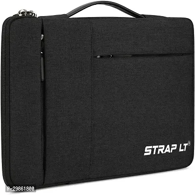 Corfortable Black Nylon Laptop Sleeve Handbag-thumb2