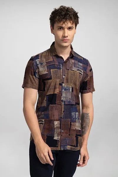 Abstract Rustic Color Shirt