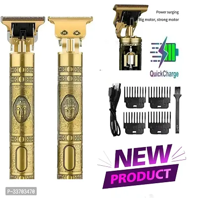 Hair Trimmer Men Fully Waterproof Trimmer 180 min Runtime 5 Length Settings  (Gold)-thumb0