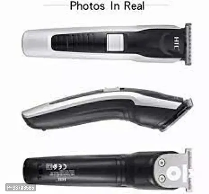 HTC 538 hair trimmer with 5 5min runtime 4 length settings (Silver+Black)-thumb2