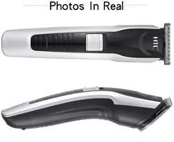 Hair Trimmer AT-538 Beard and Hair Clipper Trimmer 6 Trimmer 45 min Runtime 4 Length Settings  (Black)-thumb1