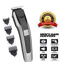 HTC-538 Trimmer 45 min Runtime 4 Length Settings  (Silver, Black)-thumb2