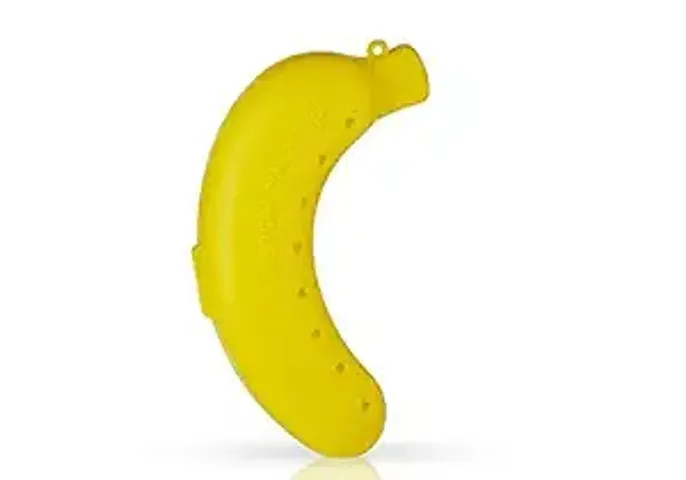 Virgin Plastic Banana Shape Lunch Box for Kids