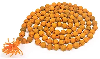 BABA DAYAL Haldi Mala, Baglamukhi Mala/haldi mala 108 Beads Original/Yellow Natural Haldi Mala Turmeric Mala, हल्दी माला, haldi mala 108 Beads (Haldi Jaap Mala 108 Beads)-thumb2