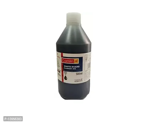 Camlin WHITE BOARD MARKER INK 500 ML PACK OF 1 500 ml Marker Refill  (Black)-thumb0