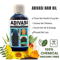 INPROVEDA Adivasi Herbal Hair Growth Oil Controls Hairfall Strong and Healthy Hair Repairs Frizzy Hair Nourishment - 200ml-thumb1