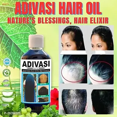 INPROVEDA Adivasi Herbal Hair Growth Oil Controls Hairfall Strong and Healthy Hair Repairs Frizzy Hair Nourishment - 200ml-thumb5