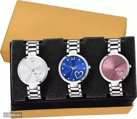 Classy Analog Watches for Women, Pack of 3