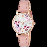 Classic Design Multicolor Dial Leather Belt Analog Combo Watch for Girls and Women Pack Of 2-thumb2