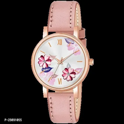 Classic Design Multicolor Dial Leather Belt Analog Combo Watch for Girls and Women Pack Of 2-thumb3