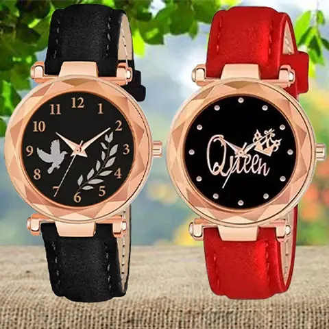 Classy Analog Watches for Women, Pack of 2