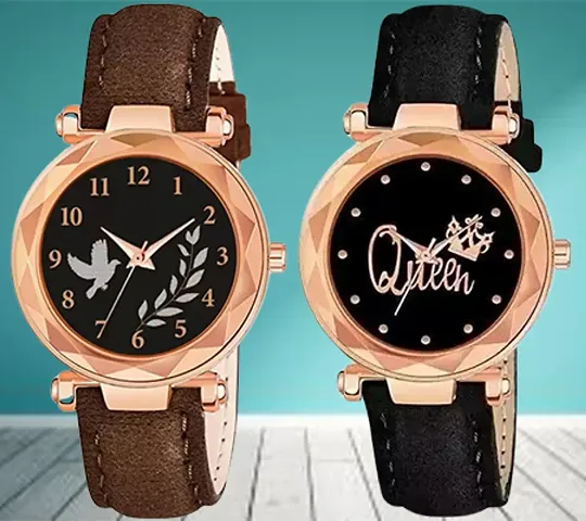 Classy Analog Watches for Women, Pack of 2