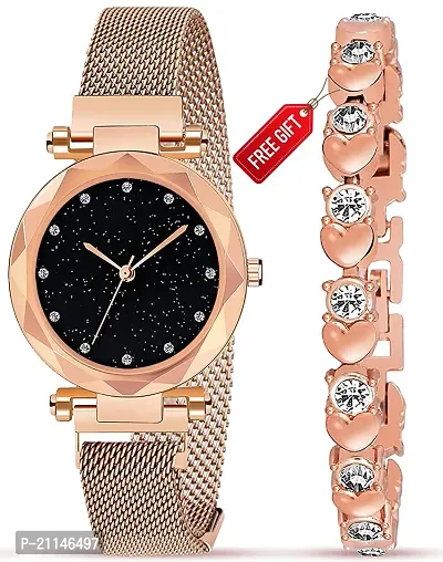 Buy online Red Color Designer Stylish Leather Strap Diamond Studded Watch  For Women & Girls from watches for Women by Dada for ₹339 at 84% off | 2024  Limeroad.com