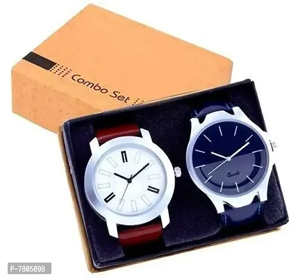 Special Super Quality Analog Watches Look Like Handsome For Boys And Mens Pack Of - 2 Analog Watch-thumb0