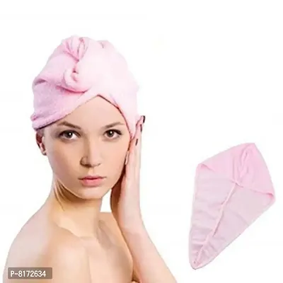 Hair Towel Wrap Absorbent Towel Hair-Drying Quick Dry Shower Caps Bathrobe Magic Hair Warp Towel Super Quick-Drying Microfiber Bath Towel Hair Dry Cap Sal-thumb2