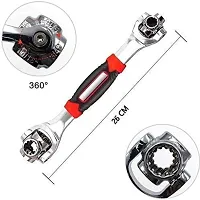 Tiger Wrench  Universal 48 in 1 Socket Wrench Multifunction Wrench Tool With 360 Degree Rotating Head Magnetic Spanner Tool for Home and Car Repair Tool Works.-thumb1