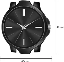 Classic New Black Roman Dial Black PU Belt Analog Watch For Men-thumb2