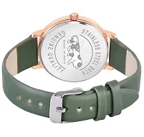 New Fancy Leather Belt Analog Watch For Women-thumb2