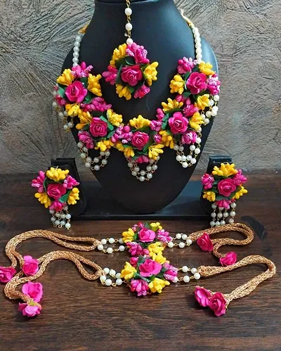Haldi/babyshower/Mahendi/wedding Flower Jewelery