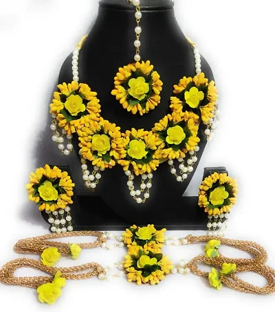 ANYTIME Balika Vadhu Jewellery Designer Jwellery Set for Women Girls (Mehandi/Haldi /Bridal/Baby Shower/Marriage)