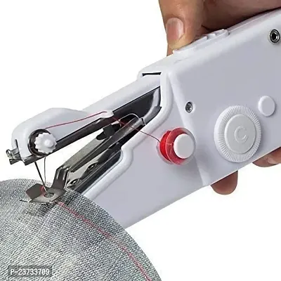Sewing Machine Electric Handheld Mini Handy Stitch Portable Needlework Cordless Handmade DIY Tool Clothes Portable.