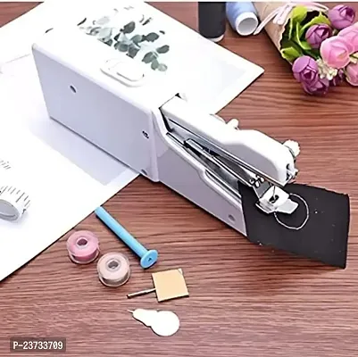 Sewing Machine Electric Handheld Mini Handy Stitch Portable Needlework Cordless Handmade DIY Tool Clothes Portable.-thumb4