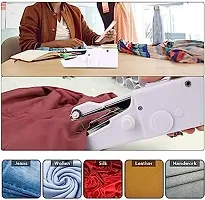 Sewing Machine Electric Handheld Mini Handy Stitch Portable Needlework Cordless Handmade DIY Tool Clothes Portable.-thumb4