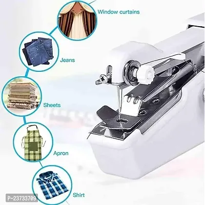 Sewing Machine Electric Handheld Mini Handy Stitch Portable Needlework Cordless Handmade DIY Tool Clothes Portable.-thumb3
