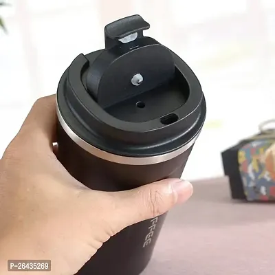 Double Wall Vacuum Stainless Steel Fat-Bottomed Coffee Cup