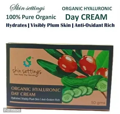 Skin Settings Organic Hyaluronic Day Cream 50G-thumb0