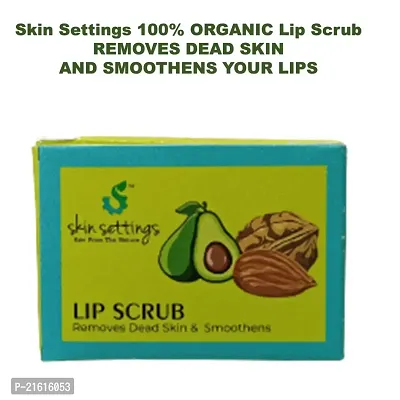 SKIN SETTINGS 100% ORGANIC LIP SCRUB 15g-thumb4