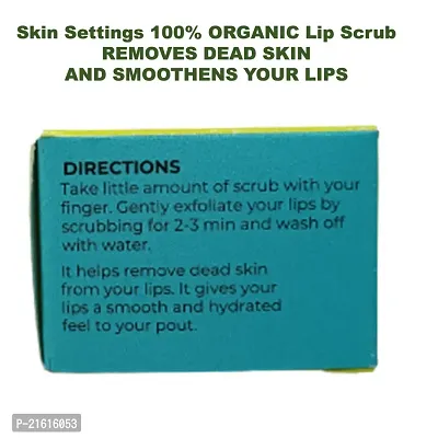 SKIN SETTINGS 100% ORGANIC LIP SCRUB 15g-thumb2