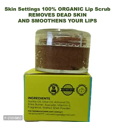 SKIN SETTINGS 100% ORGANIC LIP SCRUB 15g-thumb3