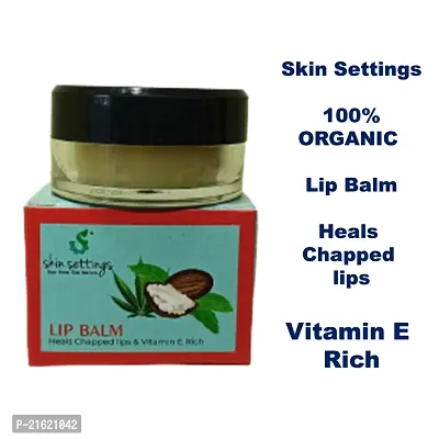 SKIN SETTING 100% ORGANIC LIP BALM 10g