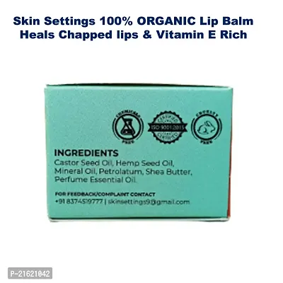 SKIN SETTING 100% ORGANIC LIP BALM 10g-thumb3