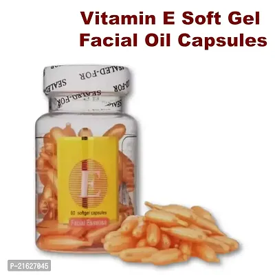 Vitamin E Soft Gel Facial Capsules (60 caps)-thumb0