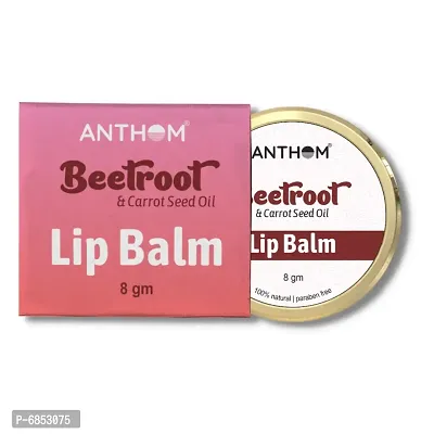 Anthom Beetroot Lip Balm with Natural Beetroot Extract, Shea Butter  Jojoba Oil | For Dry, Damaged  Chapped Lips