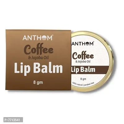 Anthom Coffee Lip Balm | For Dry / Chapped Lips | Dark Lips To Lighten With Shea Butter, Cocoa Butter  Jojoba Oil | For Men  Women | 8 gm