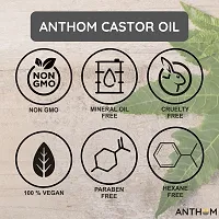 ANTHOM Premium Cold Pressed Castor Oil - Pure and Virgin Grade - for Healthy Hair and Skin - 200 ML-thumb2