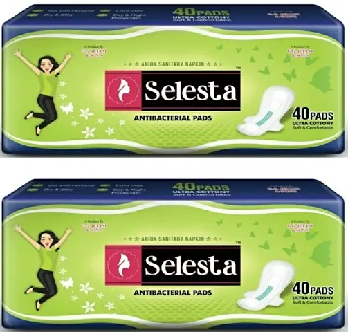 Selesta Super Soft Cotton XXL Antibacterial, Ultra Thin and Rash Free Sanitary Pad