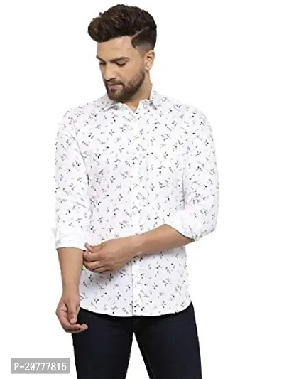 Stylish Fancy Designer Polycotton Regular Fit Long Sleeves Casual Shirts For Men-thumb0