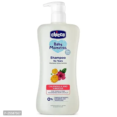 Chicco Baby Moments Shampoo for Tear-Free Bath Times, New Advanced Formula with Natural Ingredients-thumb0