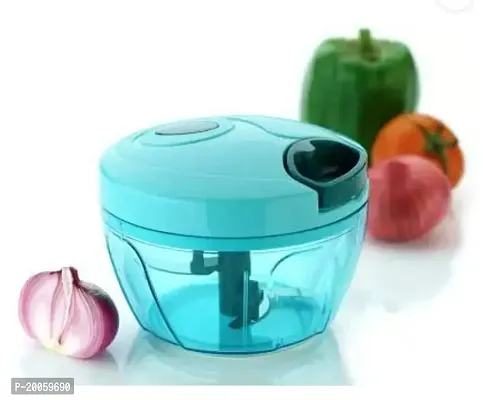 Mini Food Chopper-Hand Pull String Express Mincers, Manual Hand Powered Vegetable Chopper,Kitchen Processor Chop Fruits Vegetable(450ml)-thumb4