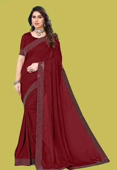 Attractive Georgette Saree with Blouse piece