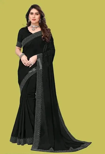 Attractive Georgette Saree with Blouse piece