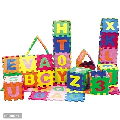Classy Soft Eva Alphabet Number Puzzle Play Mat For Kids 36 Pieces