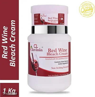 CLAVINIA Red Wine Bleach Cream And avtivator,1000ml-thumb0