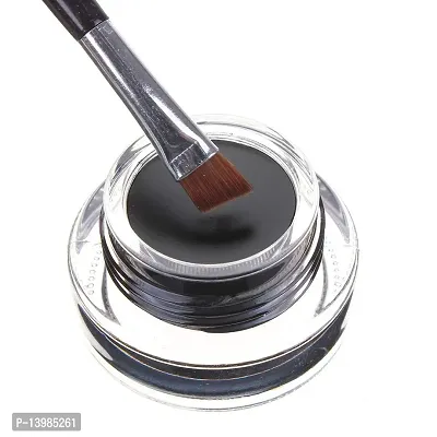 SWIPA Waterproof eyeliner gel makeup cosmetics eyes Tools Black  Brown with 2 brush 7g-thumb3